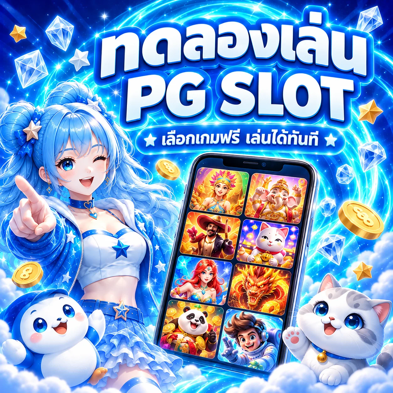 การ์ด PXJ ทดลองเล่น PG SLOT